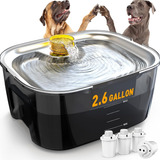 Fuente De Agua Extra Grande Para Perros De 2 Galones 7 6 L C