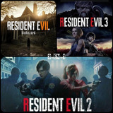 Resident Evil Remake 2, 3 Y Biohazard: 7 Para Pc. 3 En Uno.