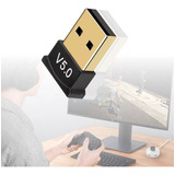 Receptor Adaptador Usb Bluetooth 5.0 Plug And Play Note Pc