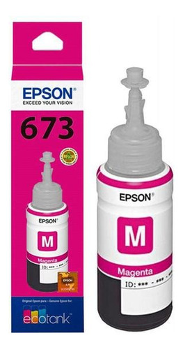 Tinta Epson T-673 Original Magenta L800 L805 L810 L850 1800 