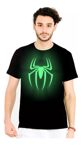 Playera Brilla En La Oscuridad,super Héroes, Spiderman 