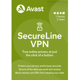 Avast Secureline Vpn  2024 - 1 Dispositivo - 2 Años Vpn 