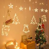 Cadena De Luces Navidad, 138 Led 3.5m, Tira Luces Estrellas Luces Blanco