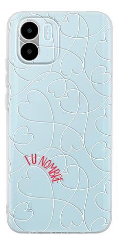 Funda Para Xiaomi Para Mujer Corazones Love Con Tu Nombre