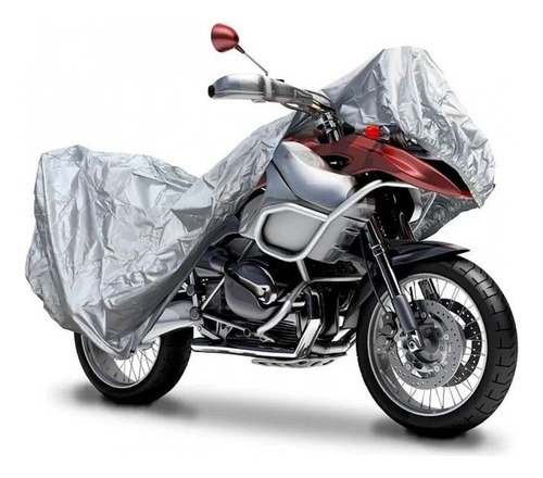 Cobertor Para Moto Talla S Impermeable Motor Life/mimbral Color Gris