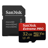 Cartão Memória Microsd Sandisk 32gb Micro Sd Com Adaptador