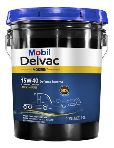 Mobil Delvac Modern 15w-40 Def Ext 19l Ci-4plus Mobil 126146