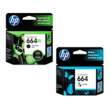 Cartuchos Originales Hp 664 Xl Negro + Color 4535 4675 5075