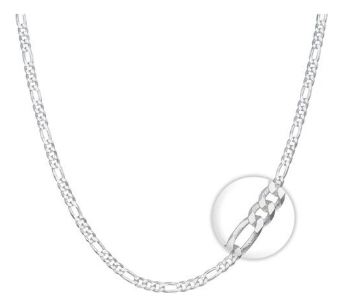 Cadena Plata 925 Tejido Cartier 3mm Cadena 70cm - Adcesorios