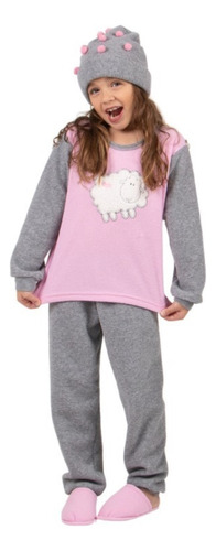 Pijama Infantil/juvenil Feminino Inverno Soft Ref 4721