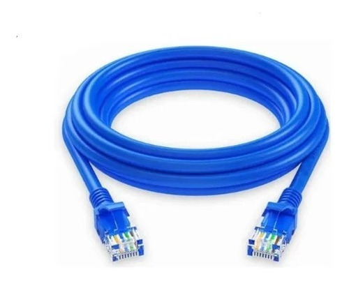 Cable Utp/ Rj45/ Ethernet, 5 Metros Ponchado Categoria 5e.