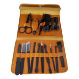 Set Manicure Pedicure Accesorios Acero Estuche Cortauñas Kit