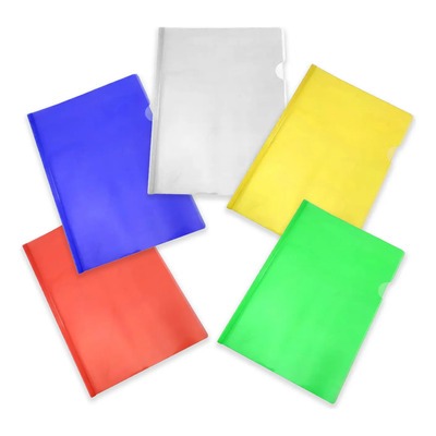 10 Folder Costilla Plastico Carta Documentos Archivero Hojas | Meses sin interés