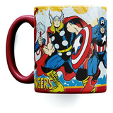 Taza Ceramica Super Heroes Marvel Comic Avenger Spiderman Ur