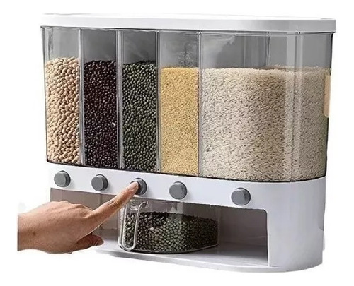 Dispensador Organizador De Cereales Y Granos Para Cocina