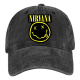 Gorra Vintsge Negra Nirvana