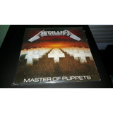 Lp Metallica Master Of Puppets Warner 2008 Remasterizado