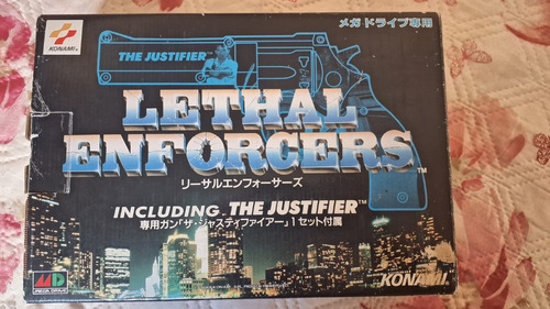 Lethal Enforces Mega Drive Na Caixa Completa 