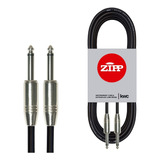 Cable Plug - Plug  Kwc Zipp 3 Metros Para Guitarra Bajo