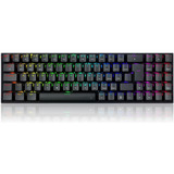 Teclado Mecanico Gamer Zed Pro Rgb Preto Switch Marrom