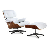 Sillón Eames Miller Con Ottoman Lounge Chair Poltrona Relax