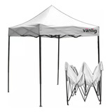 Carpa Toldo Plegable 2x2 Reforzado Impermeable Jardín Blanco