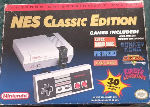 Mini Nintendo Nes Classic Edition Sellado Color Gris/blanco