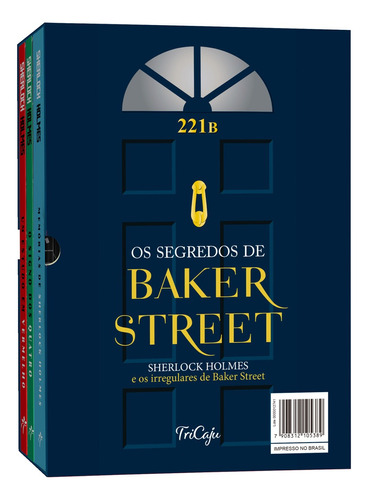 Os Segredos De Baker Street - Box Com 3 Livros, De Conan Doyle, Arthur. Série Sherlock Holmes Ciranda Cultural Editora E Distribuidora Ltda., Capa Mole Em Português, 2021