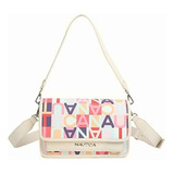 Nautica Bolsa Satchel Para Dama, Multi-color Bca