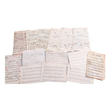Lote Partituras Antigas Piano Voz Rússia Algumas Manuscritas