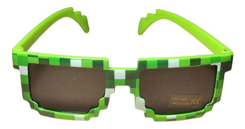 Óculos De Sol Infantil Minecraft Uv400 Pronta Entrega