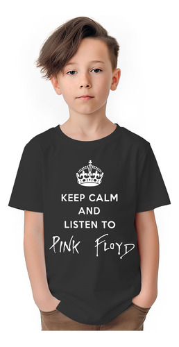 Polera Niños Pink Floyd Keep Calm Rock 100% Algodon Wiwi