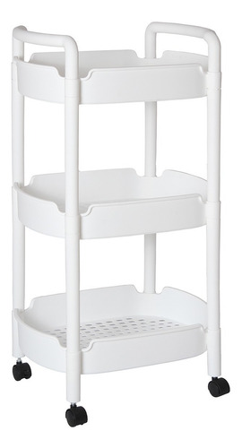 Carrito Organizador Multiuso 3 Niveles Rueda 360 Cocina Baño