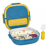 Lonchera Niños Inoxidable Bento Box 3 Divisiones Hermetico