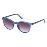 Lentes De Sol Azul Transparente Degradé Guess Gu0011890b