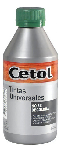 Cetol Tinta Entonador Universal Maderas 240cc Alba - Deacero Color Roble Oscuro