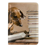 Cubierta Para Pasaporte - Alaza Wise Dachshund Puppy Dog Boo