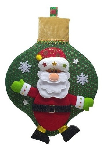 Muñecos Navideños Colgante Noel Bola - Decoración Navidad