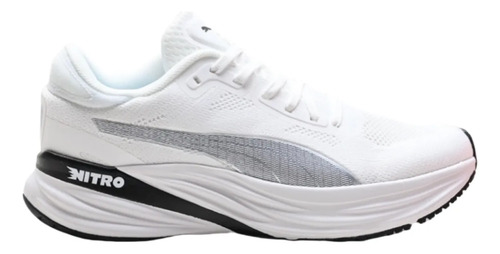 Tennis Puma Run Xx Nitro Clásico, Amortiguador, Zapatillas Deportivas Para Correr, Color Blanco
