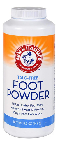 Arm & Hammer Polvo Para Pies Sin Talco, 5.0 Onzas (paquete D