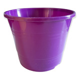 Maceta Plastico Ta Plastic Rocio N24 Color Violeta