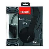 Auriculares Maxell 290103 Comfort Fit Solids Con Tangle-free Flat Cable Y In-line Microfono - Negro