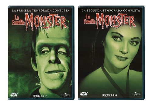 La Familia Monster The Munsters La Serie Completa Latino Dvd