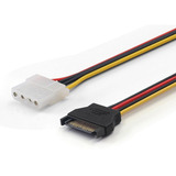 Adaptador Sata(macho) P/ Ide Força Molex(femea) De 4 Pinos