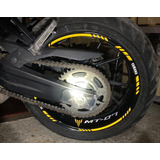 Stickers Cintas Reflejantes Para Rin Moto Yamaha Mt 07 Vinil