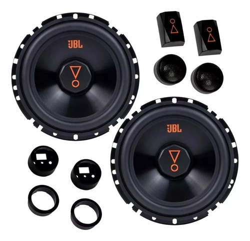 Kit 2 Duas Vias Jbl 6 Polegadas 160w Rms Par 62vms80 Som Top