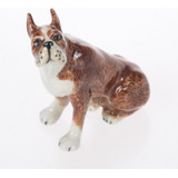 Witnystore 2  Figuras De Perro Bóxer Alto - Porcelana De Ani