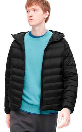 Campera Uniqlo Ultra Light Down Hombre Con Capucha