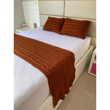 Peseira Tricot Cama King + 2 Capas Frete Grátis