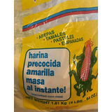 Harina Precocida Amarilla Venezolana (4 Lbs.) Para Arepas, T